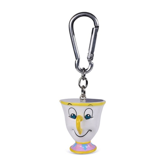 Disney Beauty And The Beast Chip 3D Keychain