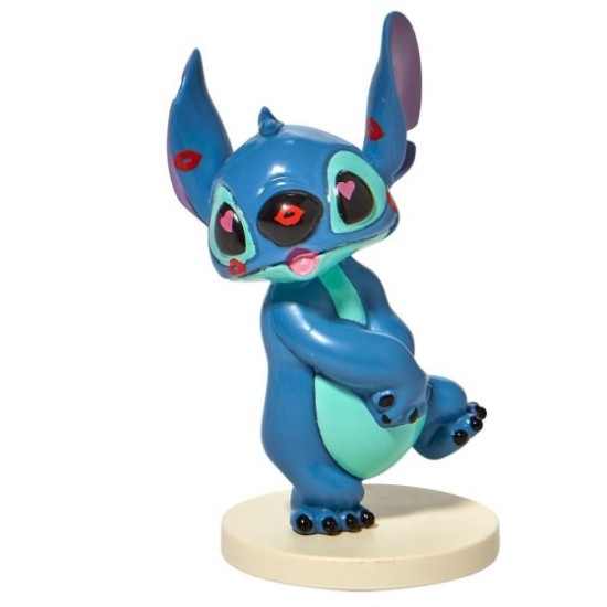 Disney Jester Studios Stitch Covered in Kisses Mini Figurine