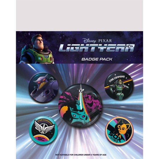 Disney Lightyear Star Command Badge Pack