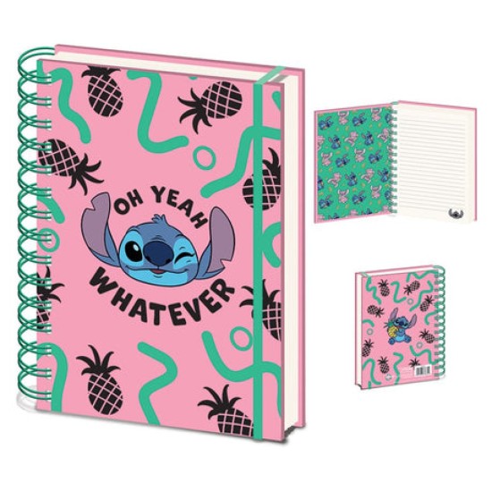 Disney Lilo and Stitch You're My Fave A5 Wiro Notebook