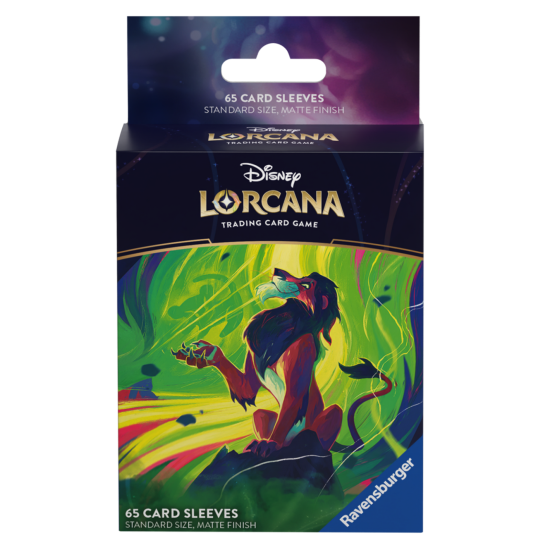 Disney Lorcana Azurite Sea Card Sleeves Scar