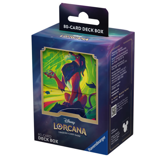 Disney Lorcana Azurite Sea Deck Box Scar