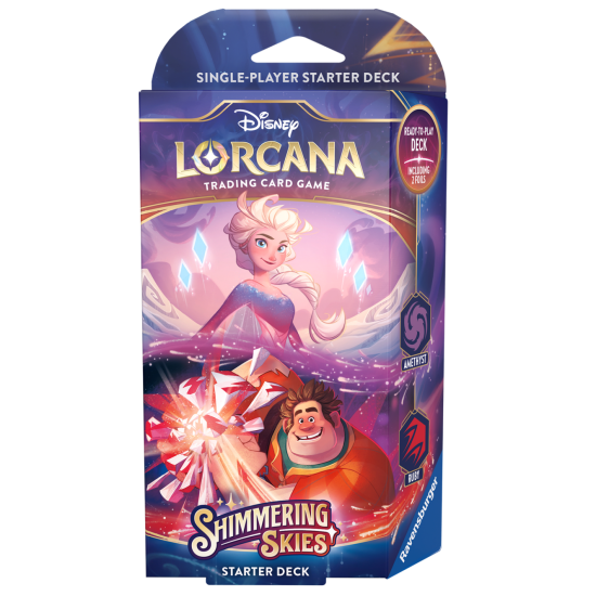 Disney Lorcana Shimmering Skies Starter Deck Elsa & Ralph