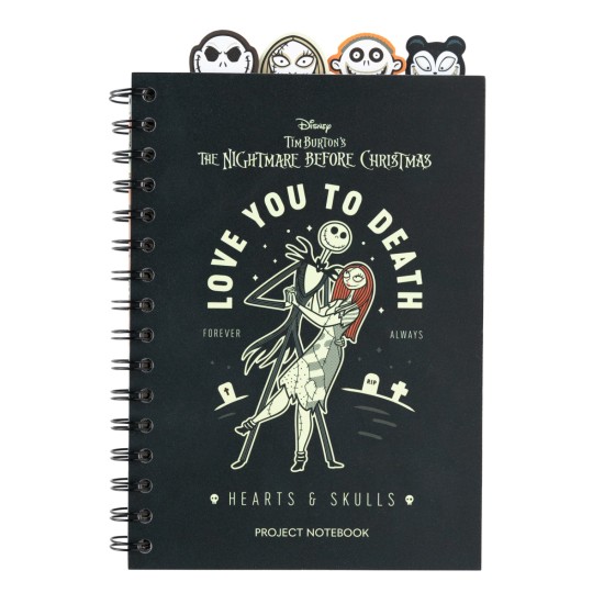 Disney Nightmare Before Christmas Project Notebook    