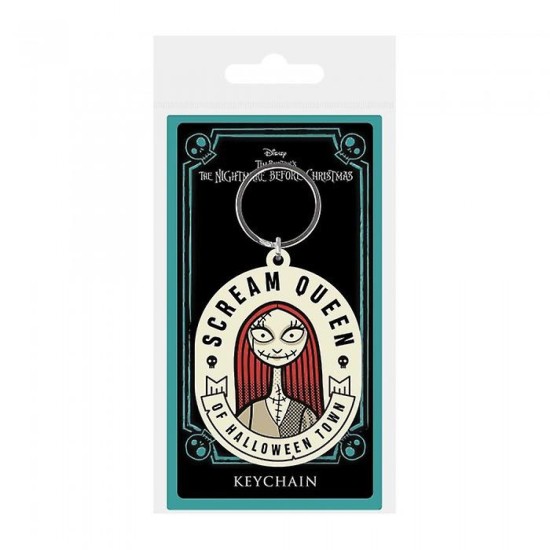 Disney Nightmare Before Christmas Scream Queen Rubber Keychain