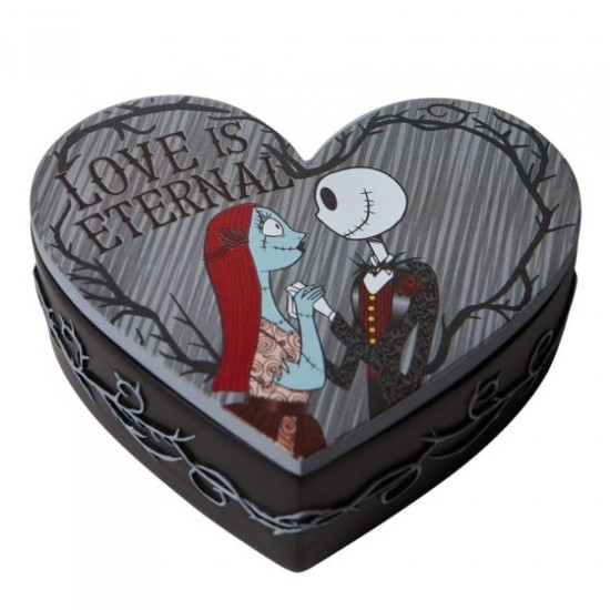 Disney Showcase Collection Jack and Sally Trinket Box