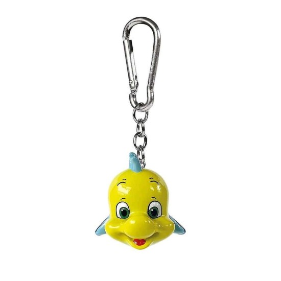 Disney The little Mermaid Flounder 3D Keychain