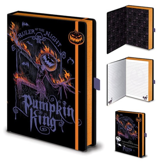 Disney The Nightmare Before Christmas Pumpkin King A5 Premium Notebook