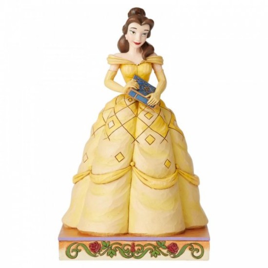 Disney Traditions Book-Smart Beauty Belle Princess Passion Figurine