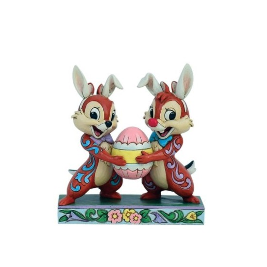 Disney Traditions Chip & Dale Easter Figurine