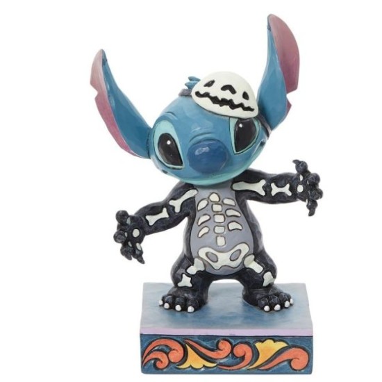 Disney Traditions Glow in the Dark Stitch Skeleton