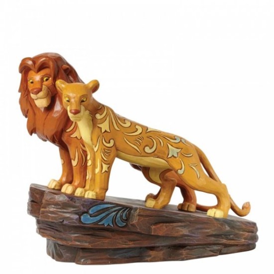 Disney Traditions Love at Pride Rock Simba and Nala Figurine