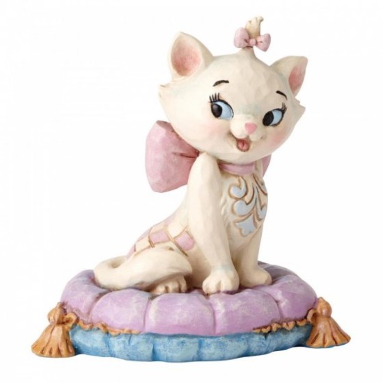 Disney Traditions Marie on Pillow Mini Figurine