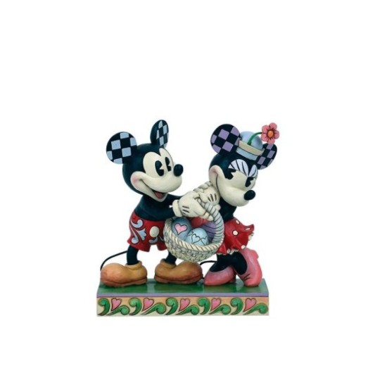 Disney Traditions Mickey and Minnie Mouse Easter Figurine