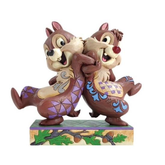 Disney Traditions Mischievous Mates Chip & Dale Figurine 