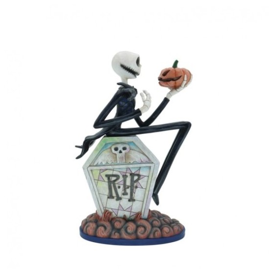 Disney Traditions NBC Jack on Gravestone Figurine