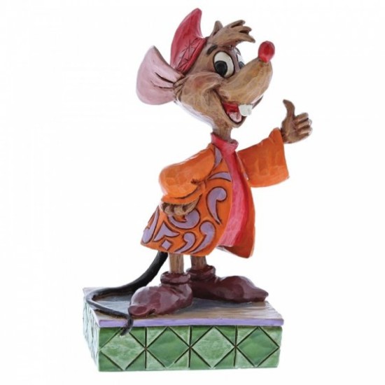 Disney Traditions Thumbs Up Jaq Figurine