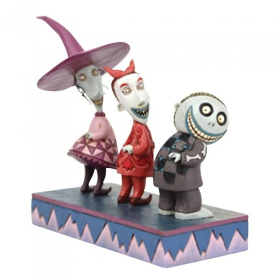 Disney Traditions Up to No Good Lock, Shock and Barrel Figurine