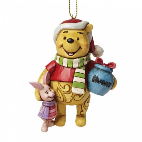 Disney Traditions Winnie the Pooh and Piglet Hanging Ornament 