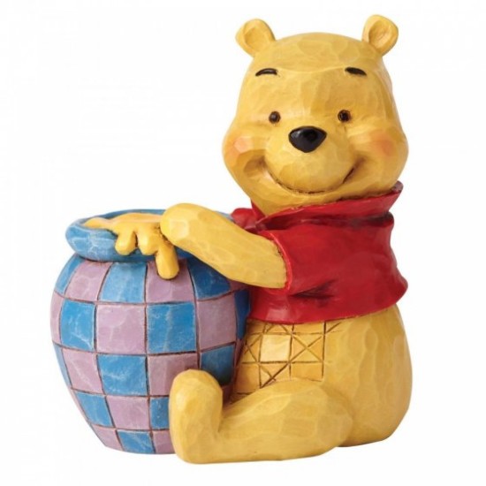 Disney Traditions Winnie the Pooh with Honey Pot Mini Figurine