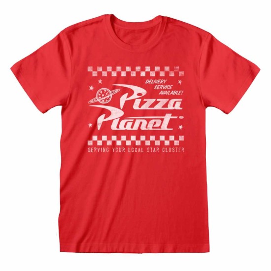 Disney Unisex T-shirt Toy Story Pizza Planet Small