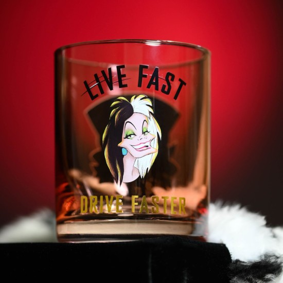 Disney Villians Cruella Glass