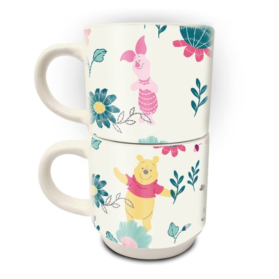 Disney Winnie The Pooh Friends Forever Stackable Mug Set