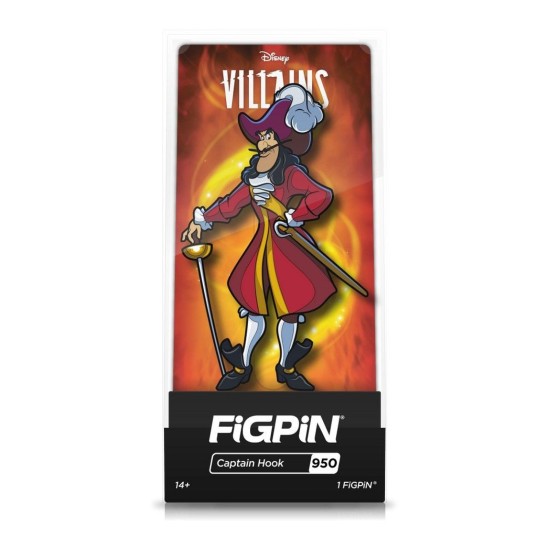 Figpin Disney Villains Captain Hook 950 - Fairy-Tale
