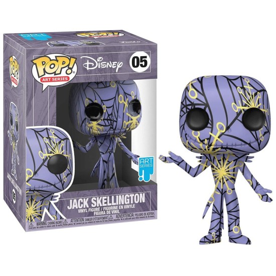 Funko POP! Nightmare Before Christmas Jack BKYW With Protector DTV Artist RS