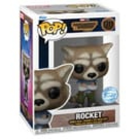 Funko POP Marvel GotG Vol.3 Rocket Exclusive