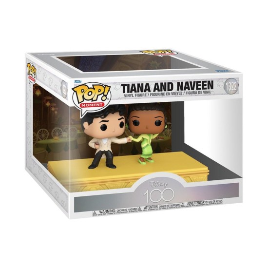 Funko POP Moment Disney 100 Tiana and Naveen