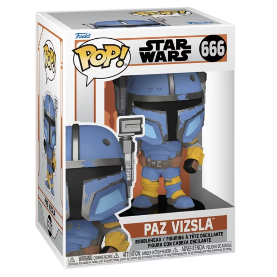 Funko POP Star Wars The Mandalorian Paz Vizsla 