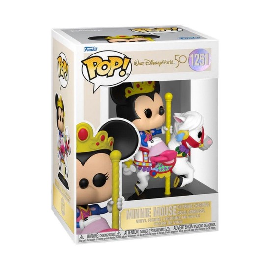 Funko POP WDW 50th Minnie Mouse on Prince Charming Regal Carrousel