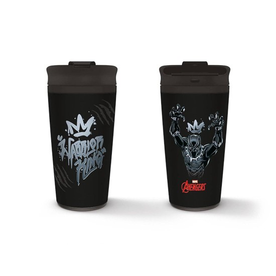 Marvel Black Panther Warrior Kin Travel Mug