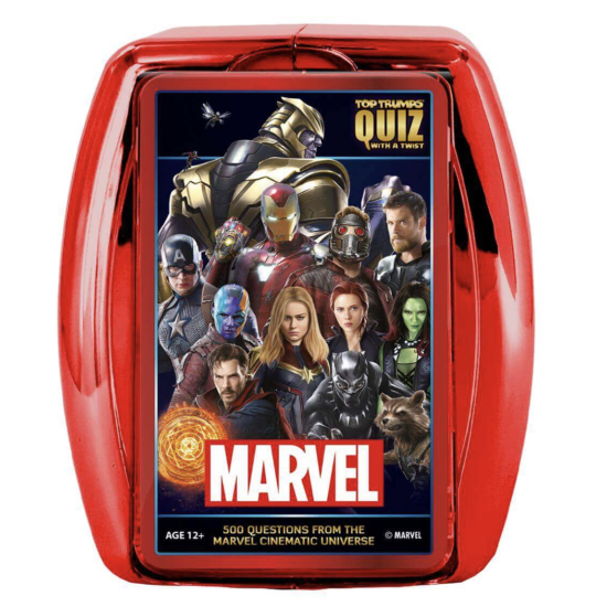 Marvel Cinematic Universe Top Trumps Quiz Card Game