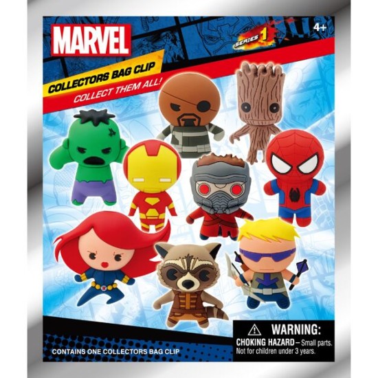 Marvel Collectors Series 1 3D Collectable Keychain/Bagclip