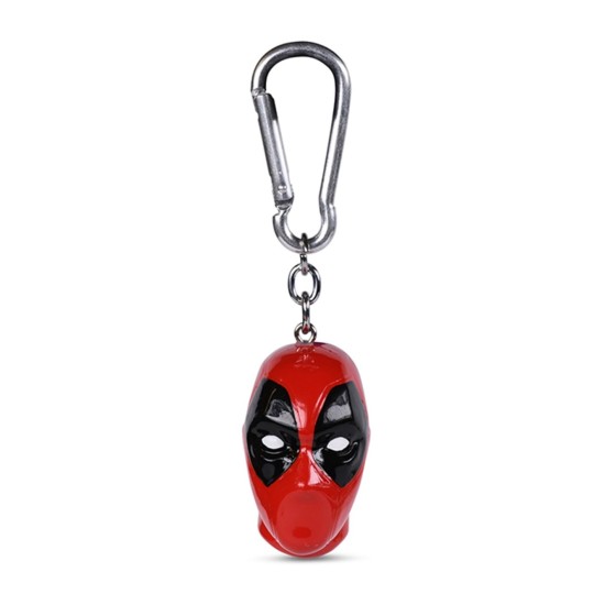 Marvel Deadpool Head 3D Keychain