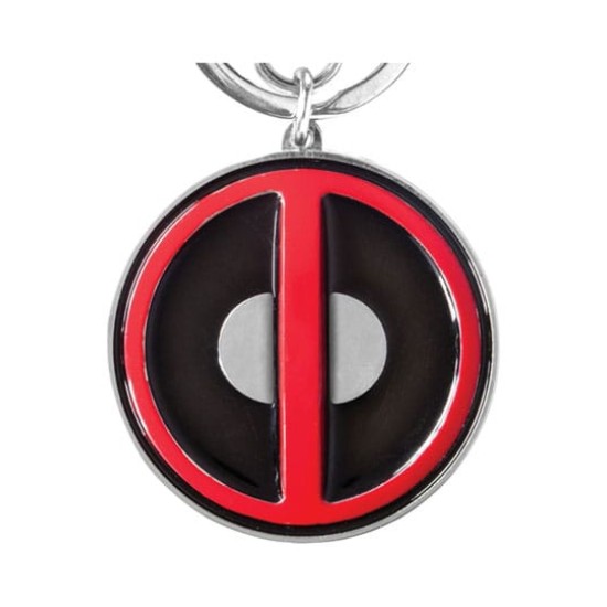 Marvel Deadpool Logo Metal Keychain