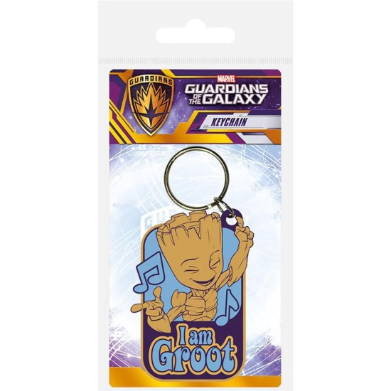 Marvel I Am Groot Rubber Keychain