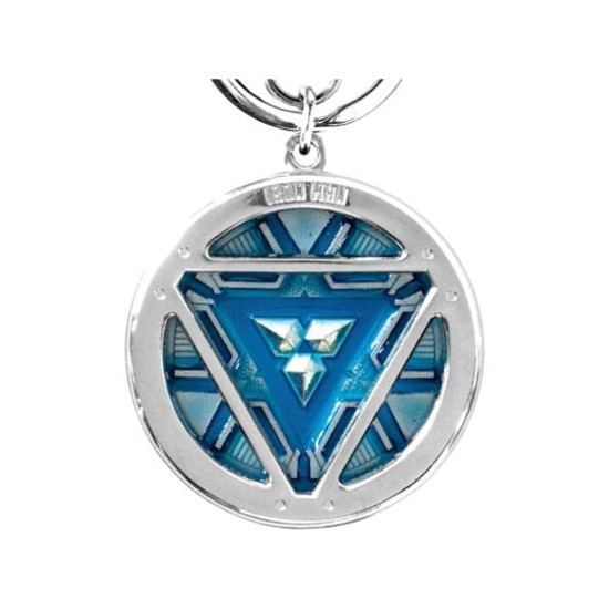 Marvel Iron Man Arc Reactor Metal Keychain