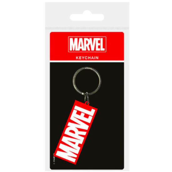 Marvel Logo Rubber Keychain