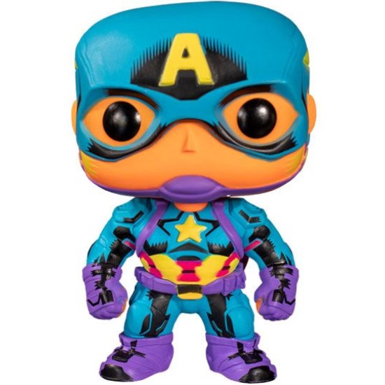 Marvel POP! Marvel BlackLight Vinyl Figure Captain America 9 cm