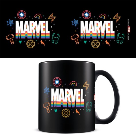 Marvel Pride Logo Rainbow Mug