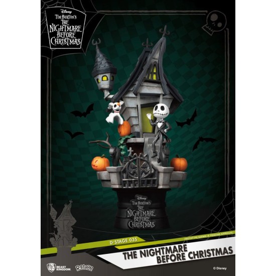 Nightmare before Christmas D-Stage PVC Diorama Jack's Haunted House 15 cm