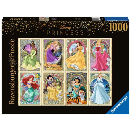 Ravensburger Disney Jigsaw Puzzle Art Nouveau Princess 1000 pieces