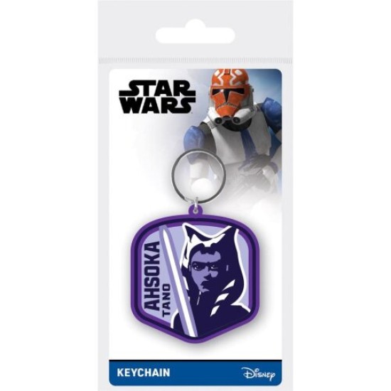 Star Wars Clone Wars Ahsoka Rubber Keyring