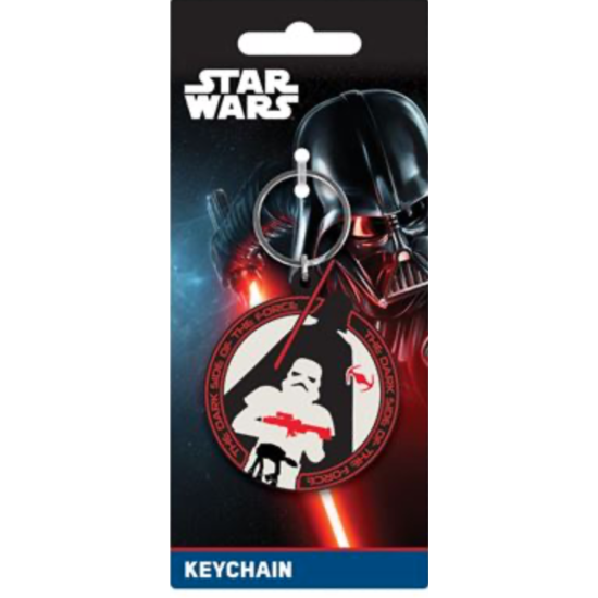 Star Wars Darth Vader and Storm Trooper PVC Rubber Keyring