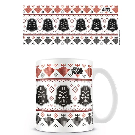 Star Wars Darth Vader Xmas White Mug