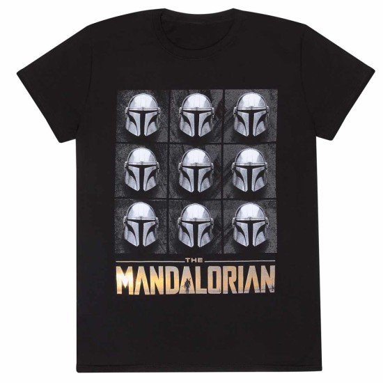 Star Wars Mandalorian Unisex T-Shirt Mando Helmets Ex Ex Large