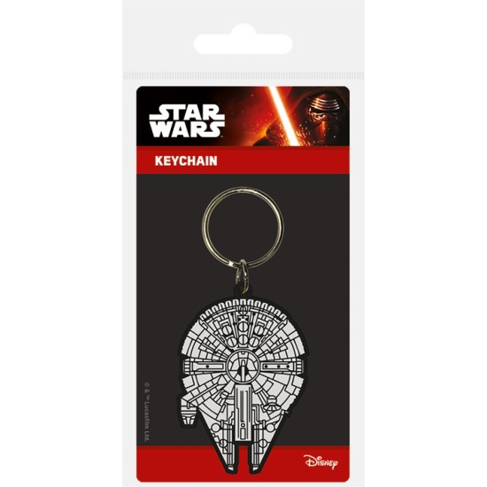 Star Wars Millennium Falcon Rubber Keyring